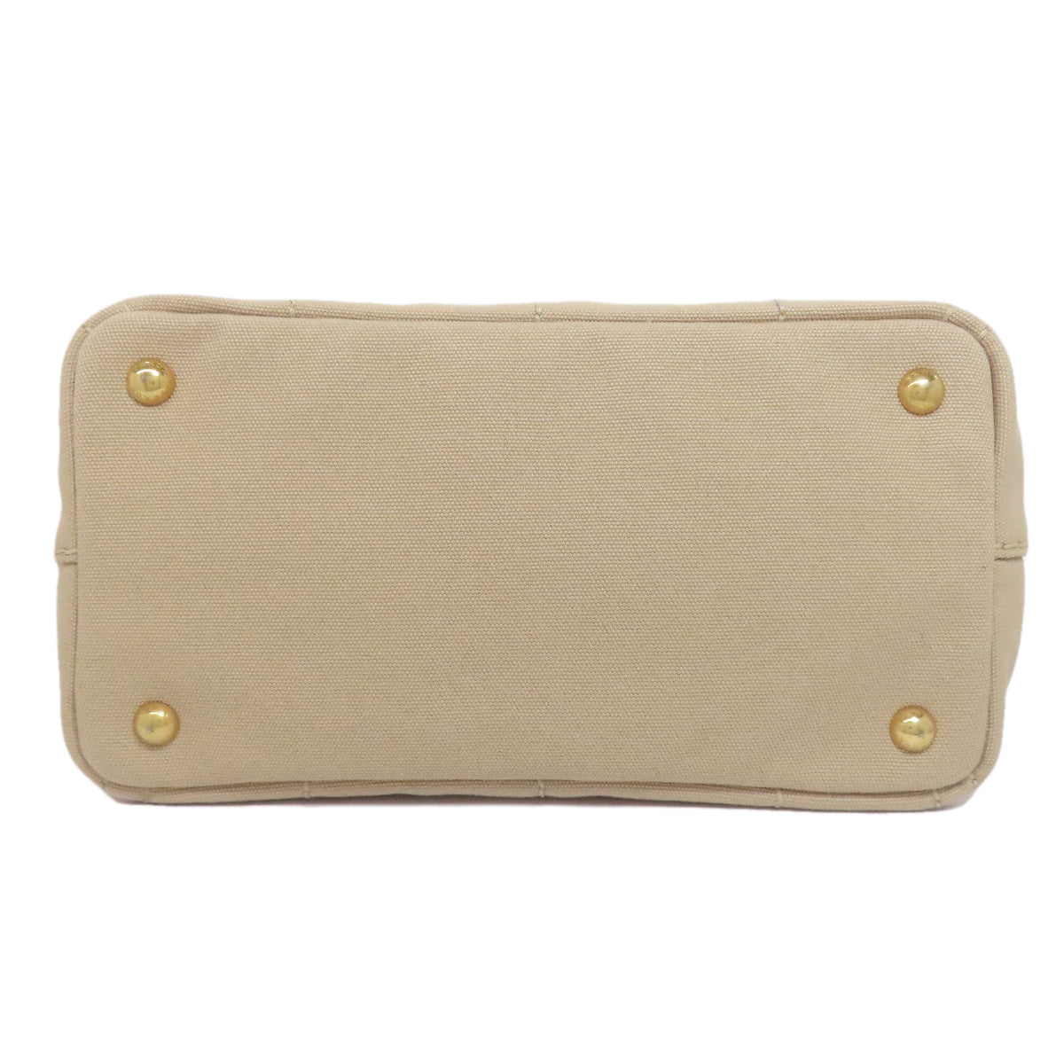 Prada Handbag Canvas Beige Canapa Mini 2 Way