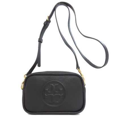 Tory Burch Shoulder Bag Leather Black Logo