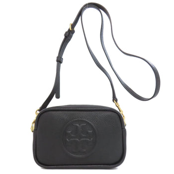 Tory Burch Shoulder Bag Leather Black Logo