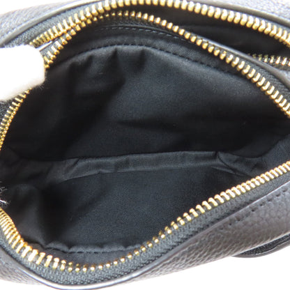 Tory Burch Shoulder Bag Leather Black Logo