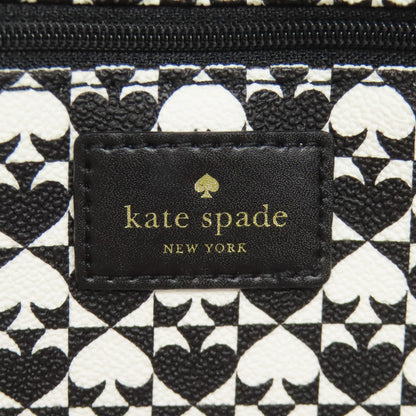 Kate Spade Tote Bag Pvc Black Spade Pattern
