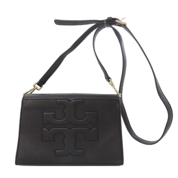 Tory Burch Shoulder Bag Leather Black Logo