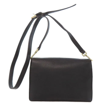Tory Burch Shoulder Bag Leather Black Logo