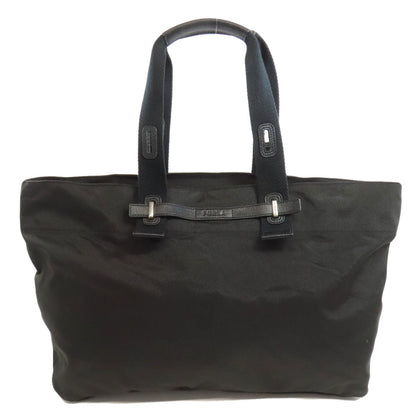 Furla Tote Bag Canvas Black Logo