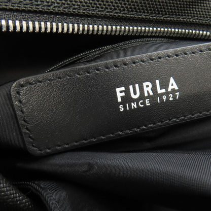 Furla Tote Bag Canvas Black Logo