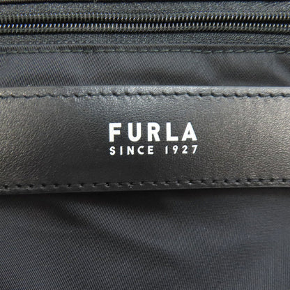Furla Tote Bag Canvas Black Logo