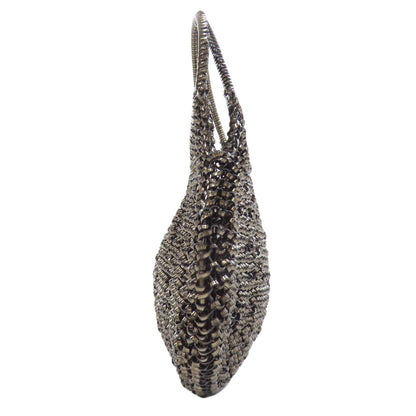 Anteprima Handbag Pvc Black Wire Bag Flower
