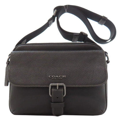 Coach Shoulder Bag C5399 Leather Black Hudson
