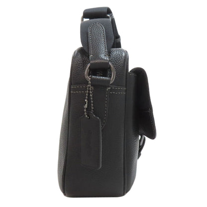 Coach Shoulder Bag C5399 Leather Black Hudson