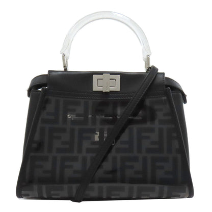 Fendi Handbag Plastics Black Peekaboo Mini 2Way