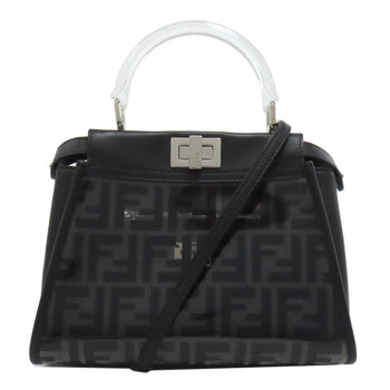 Fendi Handbag Plastics Black Peekaboo Mini 2Way