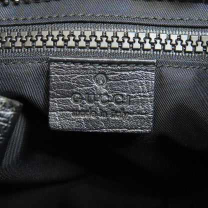 Gucci Shoulder Bag 162905 Pvc Black Long Shoulder Gg Supreme