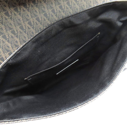 Saint Laurent Shoulder Bag Pvc Brown Star Motif