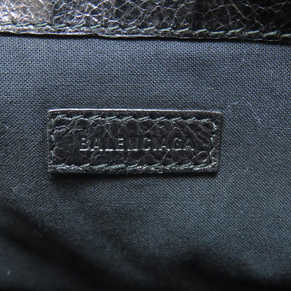Balenciaga Clutch Bag 535532 Calfskin Black Carry Clip M