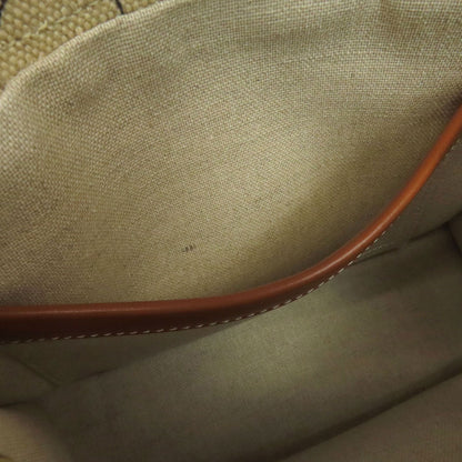 Celine Handbag Canvas Brown Kabatais Macadam 2Way