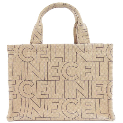 Celine Handbag Canvas Brown Kabatais Macadam 2Way
