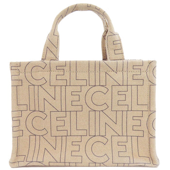 Celine Handbag Canvas Brown Kabatais Macadam 2Way