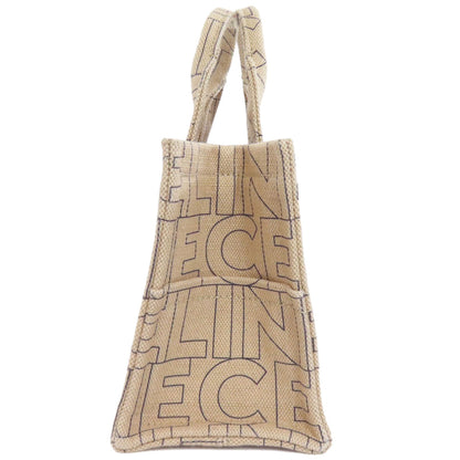 Celine Handbag Canvas Brown Kabatais Macadam 2Way