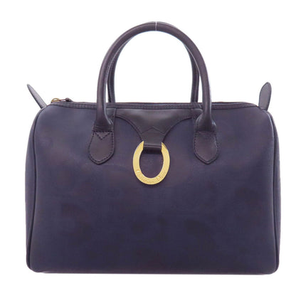 Christian Dior Boston Duffel Bag Pvc Navy Logo