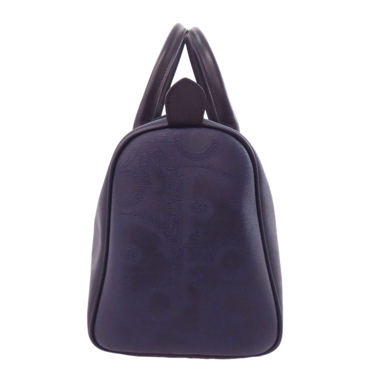 Christian Dior Boston Duffel Bag Pvc Navy Logo