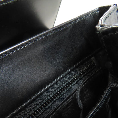 Salvatore Ferragamo Handbag Leather Black Gancinimetal 2Way