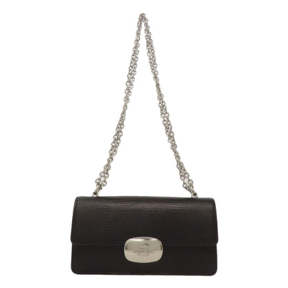 Coach Shoulder Bag Cr106 Pvc Black Eliza