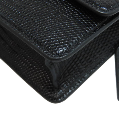 Coach Shoulder Bag Cr106 Pvc Black Eliza