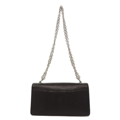 Coach Shoulder Bag Cr106 Pvc Black Eliza