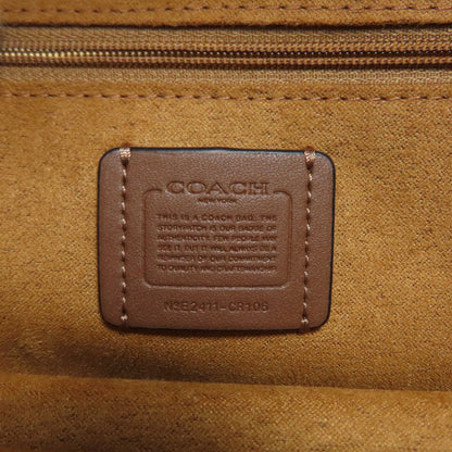 Coach Shoulder Bag Cr106 Pvc Black Eliza