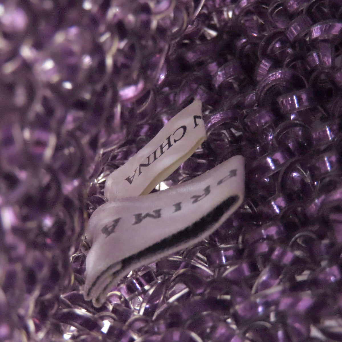 Anteprima Handbag Pvc Purple Wire Bag