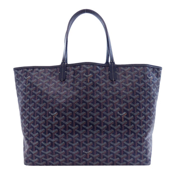 Goyard Tote Bag Coated Canvas Navy Saint Louis Pm