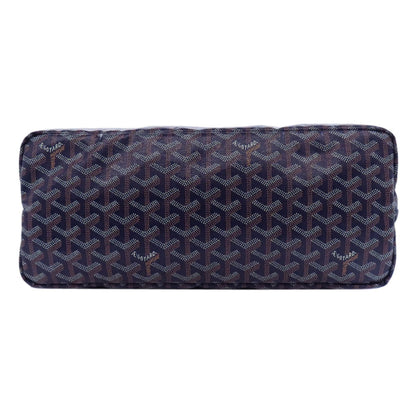 Goyard Tote Bag Coated Canvas Navy Saint Louis Pm