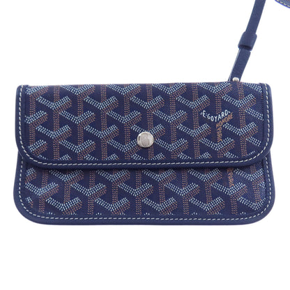 Goyard Tote Bag Coated Canvas Navy Saint Louis Pm