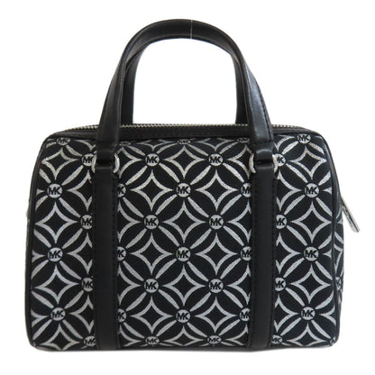 Michael Kors Handbag Canvas Black Travel Jacquard 2Way