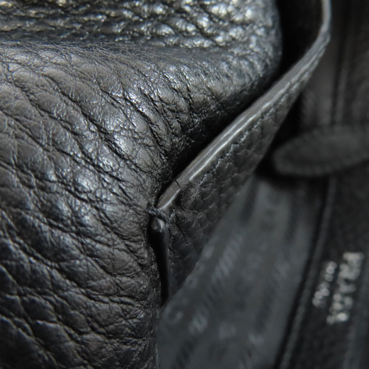 Prada Shoulder Bag 1Be012 Calfskin Black Long Shoulder