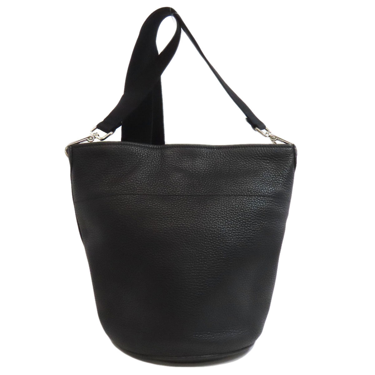 Prada Shoulder Bag 1Be012 Calfskin Black Long Shoulder