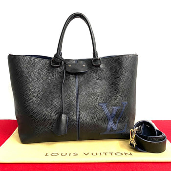 Louis Vuitton Shoulder Bag M54778 Leather Black Pernel