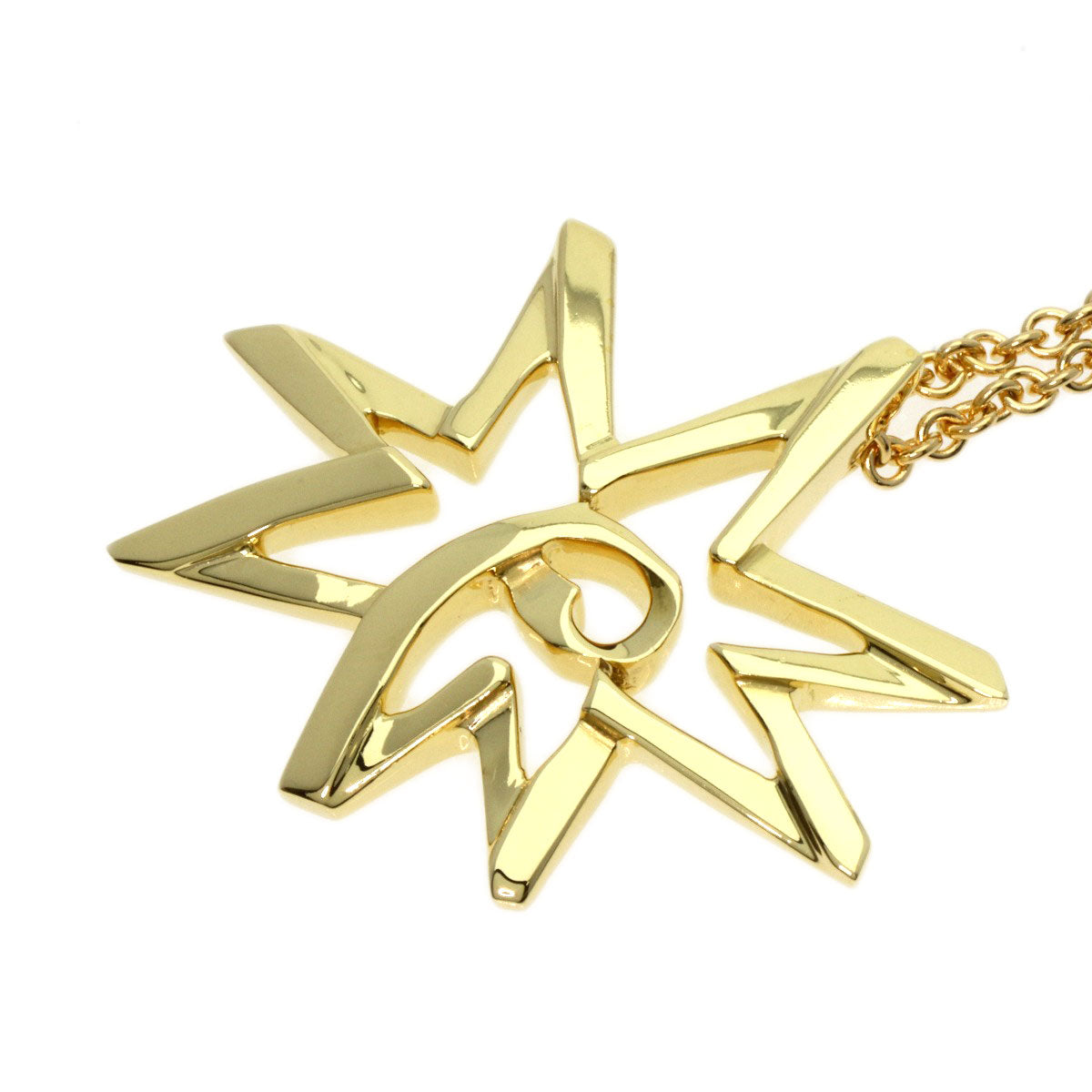 Tiffany&Co. Necklace 18K Yellow Gold Gold Volume Star Paloma Picasso