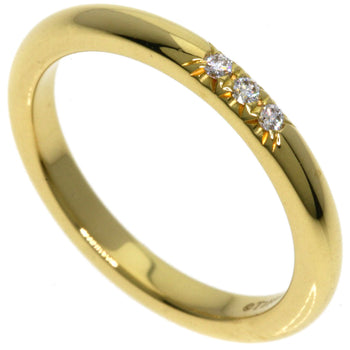 Tiffany&Co. Ring 18K Yellow Gold Gold Forever 3P Diamond
