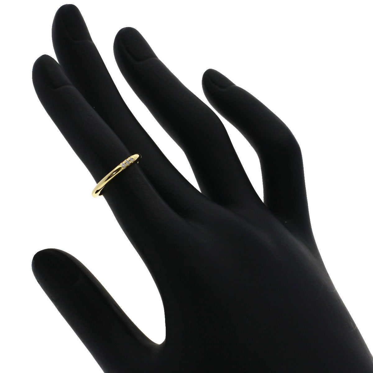 Tiffany&Co. Ring 18K Yellow Gold Gold Forever 3P Diamond