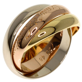 Cartier Ring K18Yg , K18Wg , K18Pg Gold Trinity #48 Women