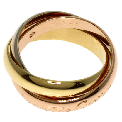 Cartier Ring K18Yg , K18Wg , K18Pg Gold Trinity #48 Women