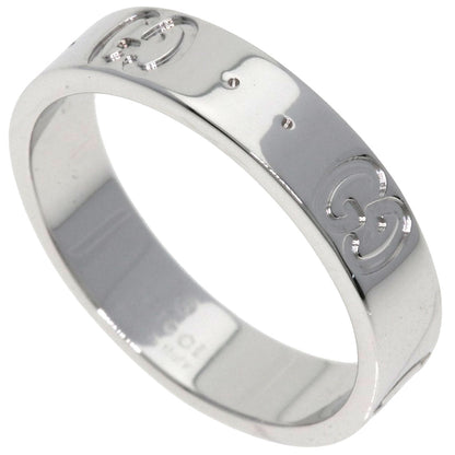 Gucci Ring K18Wg Silver Icon