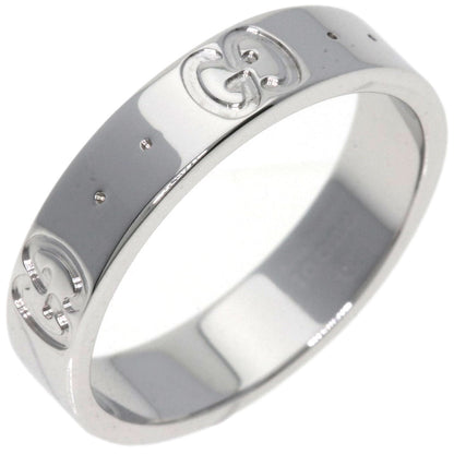 Gucci Ring K18Wg Silver Icon