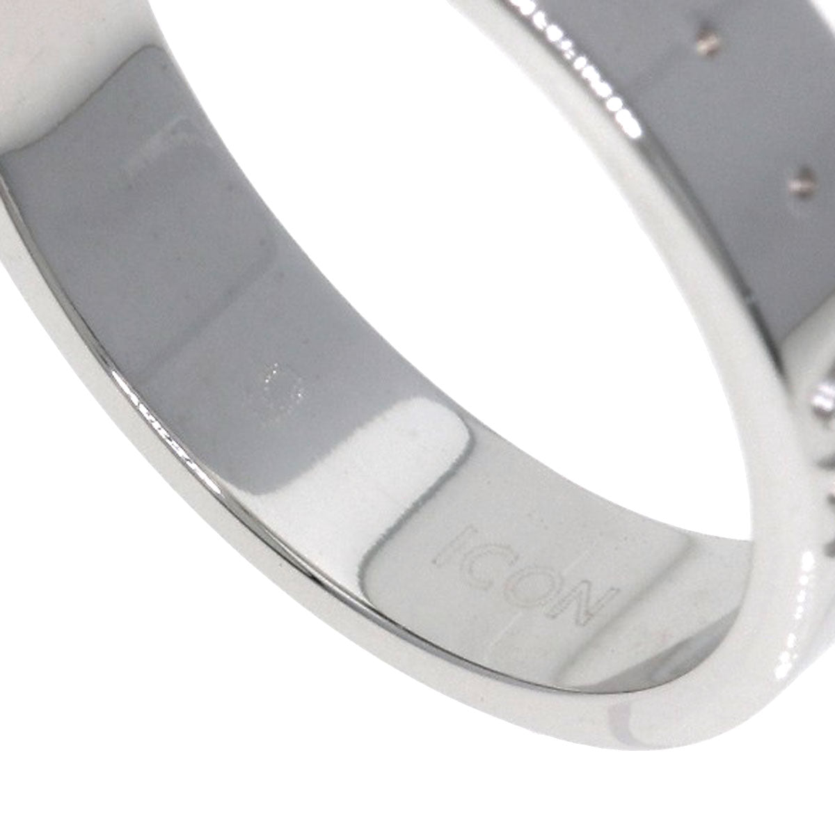 Gucci Ring K18Wg Silver Icon