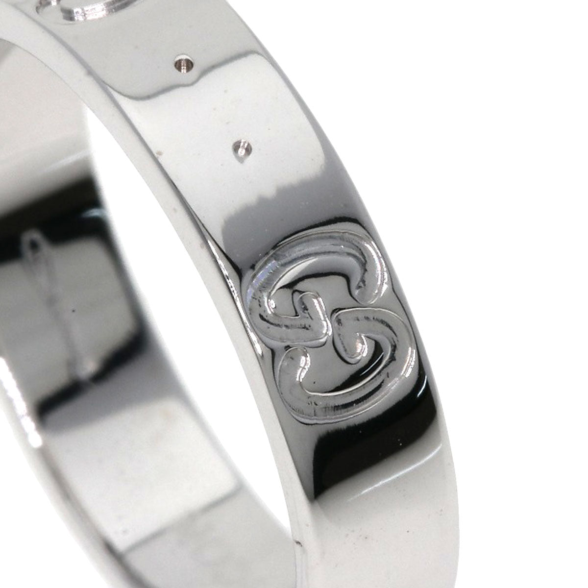 Gucci Ring K18Wg Silver Icon