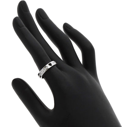Gucci Ring K18Wg Silver Icon Heart Diamond #12