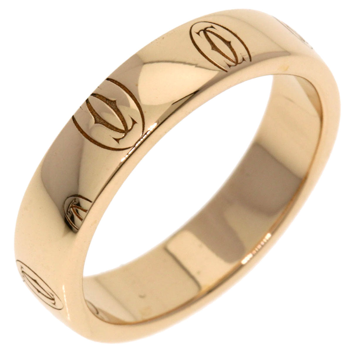 Cartier Ring 18K Pink Gold Gold Happy Birthday #46