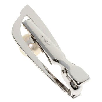 Mikimoto Tie Pin K14Wg Silver Pearl Tie Bar