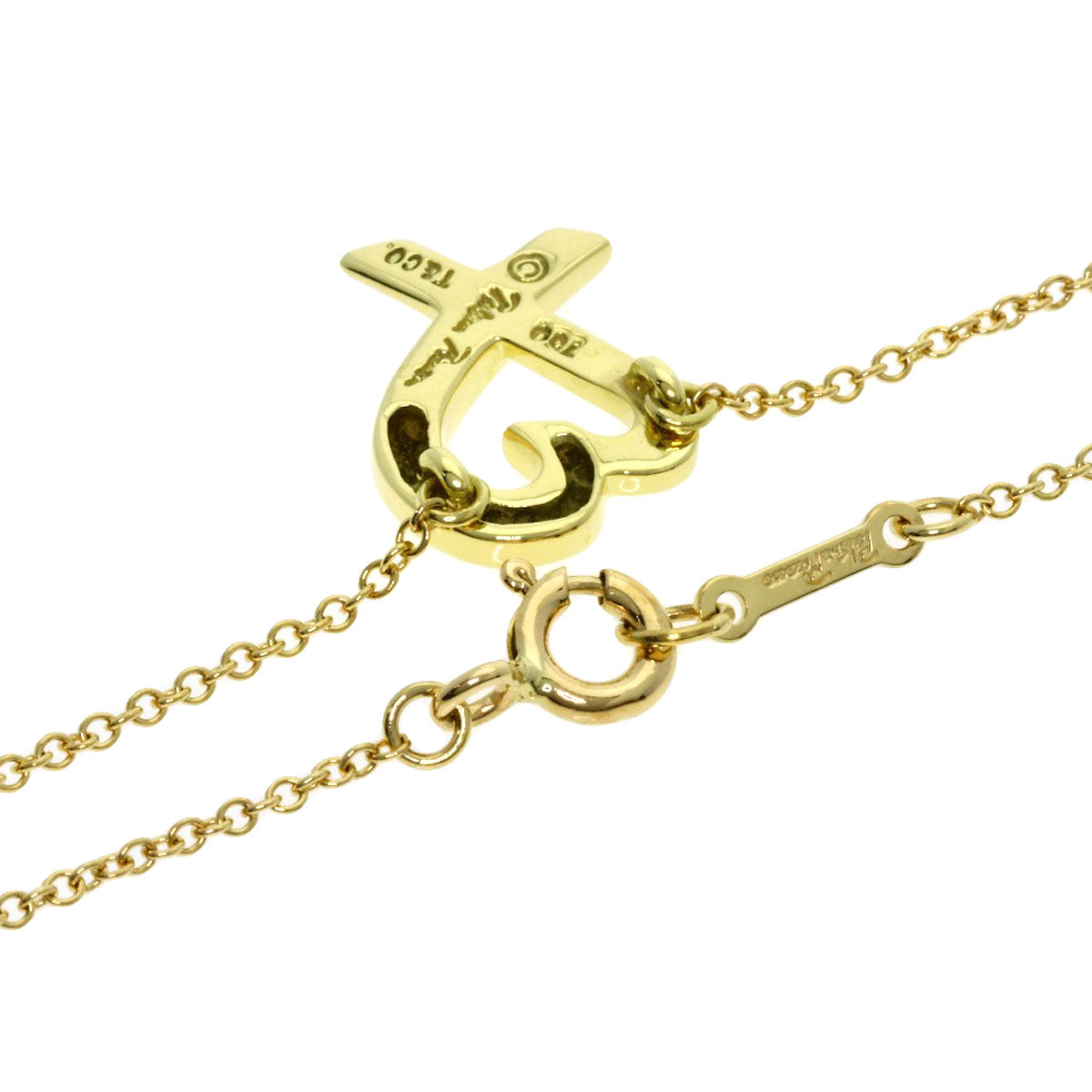 Tiffany&Co. Necklace 18K Yellow Gold Gold Loving Heart